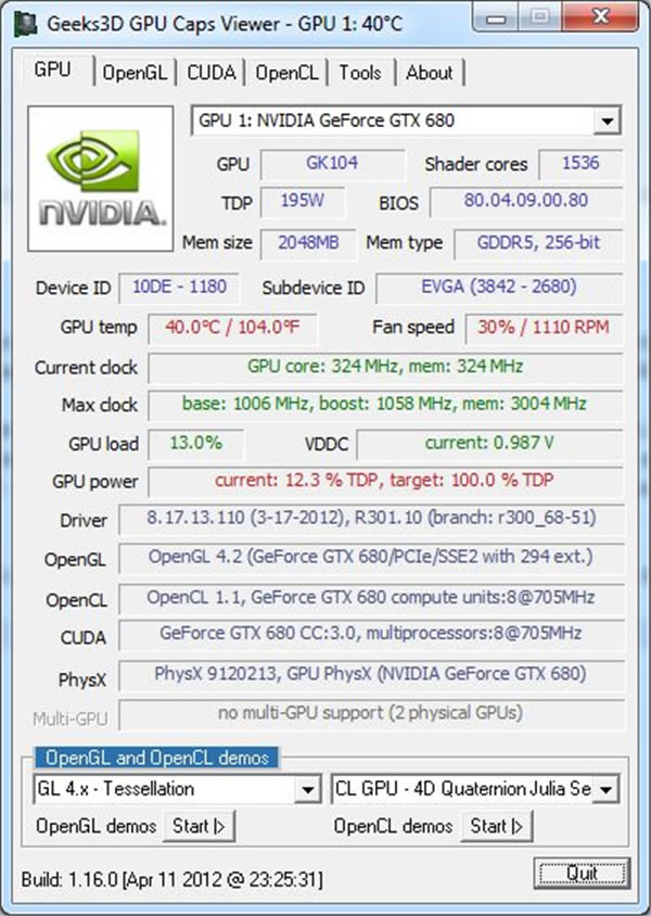 GPU Caps Viewer