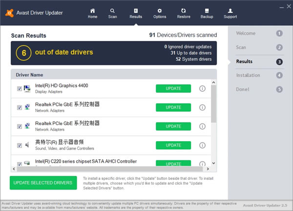 Avast Driver Updater客户端软件免费下载2.5.9