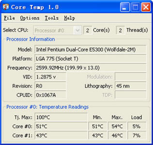 core temp中文版软件下载-core temp中文版温度检测软件下载