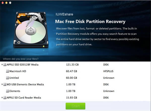 Free Partition Recovery