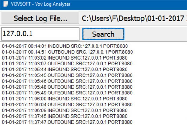 Vov Log Analyzer