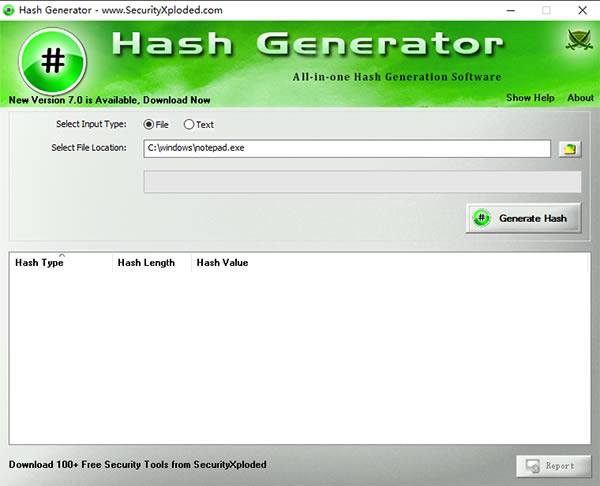 Hash Generator