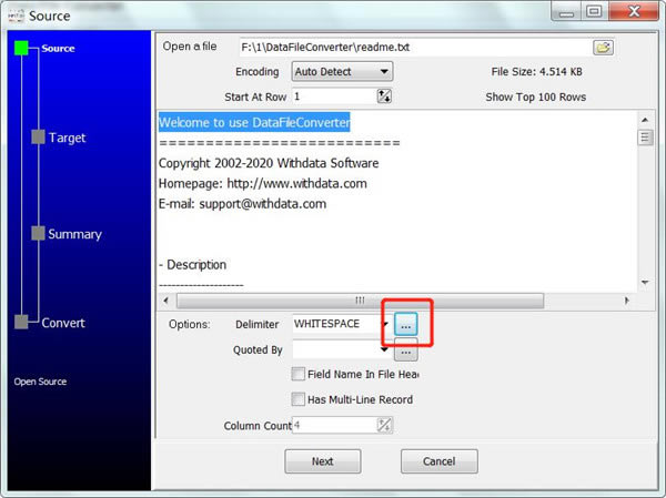 DataFileConverter