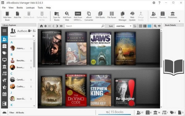 Alfa eBooks Manager