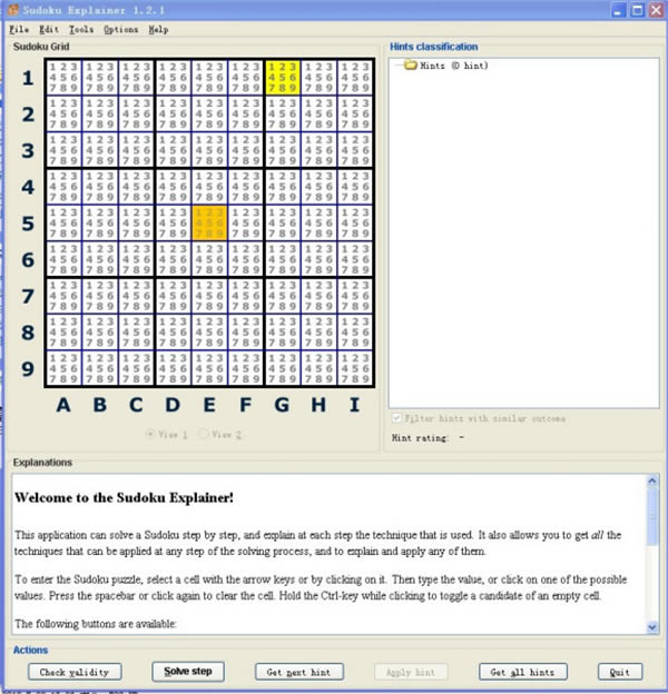 Sudoku Explainer