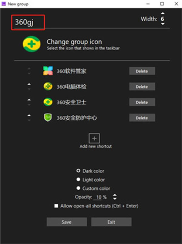 Taskbar Groups