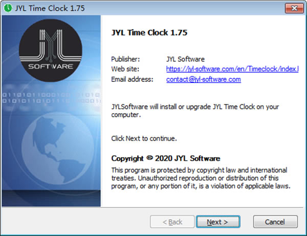 JYL TimeClock