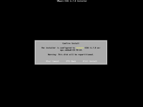 vmware esxi6.7