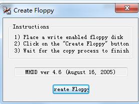 Create Floppy