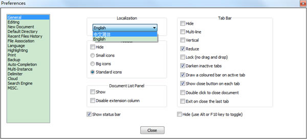 Notepad++文本编辑器怎么设置成中文截图3