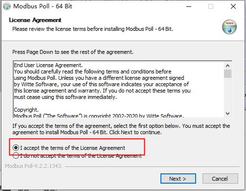 Modbus Poll特别版安装步骤2截图