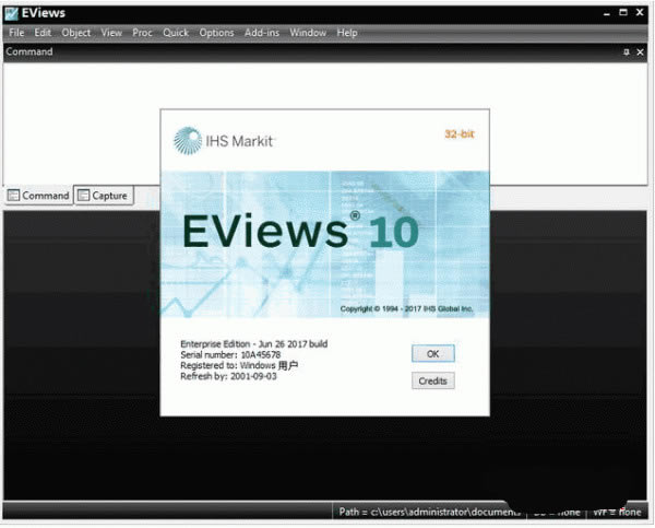 【EViews10特别版下载】EViews10特别版百度云(附序列号) 中文免费版-本站