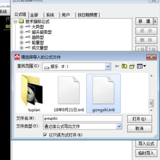 通达信金融终端怎么导入公式