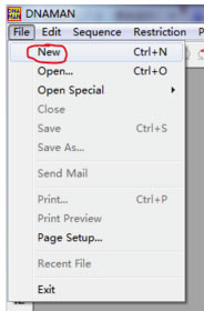 DNAMAN特别版怎么翻译氨基酸