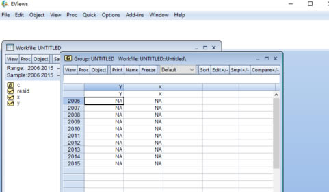 EViews�����ر����ôȡ����