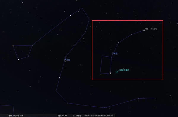 虚拟天文馆怎么找到北极星
