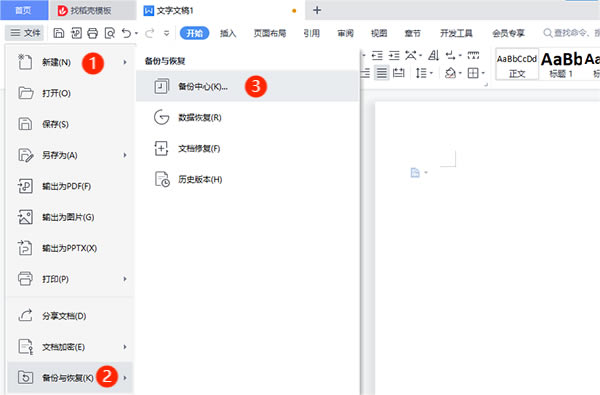 WPS Office纯净版使用教程1