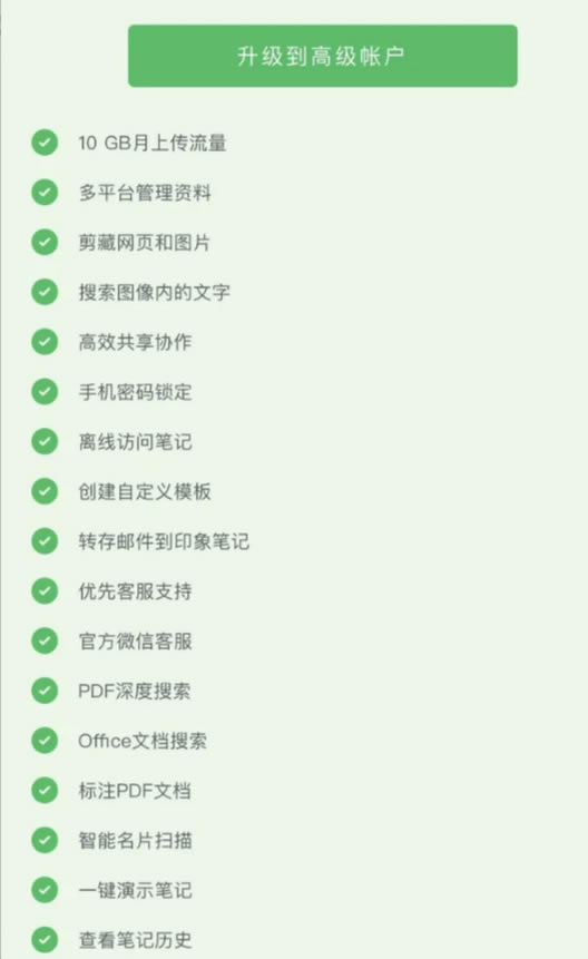 印象笔记Windows版会员值不值得买