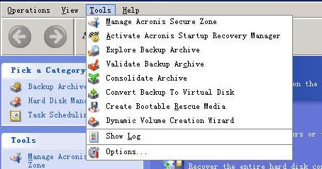 Acronis True Image恢复系统3