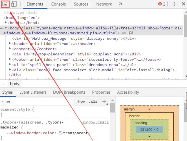 Typora��ô�ı�������ɫ