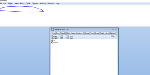 EViews12特别版怎么做回归