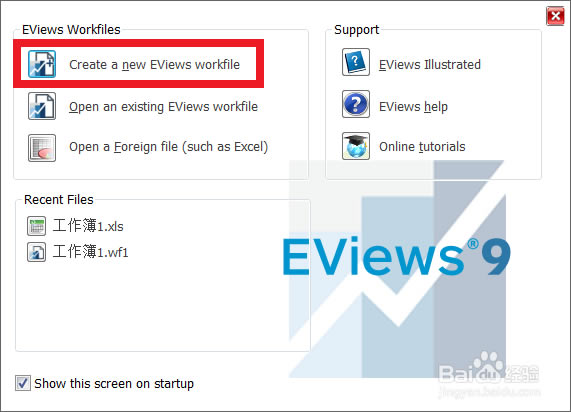 Eviews8怎么导入数据