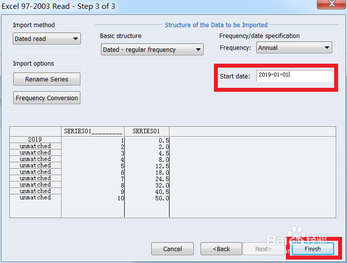 Eviews8怎么导入数据
