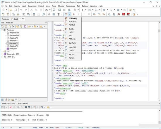 WinEdt10.3ر桿WinEdt10.3 32λ/64λ ر