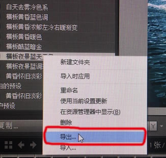 Adobe Lightroom特别版怎么导出保存预设