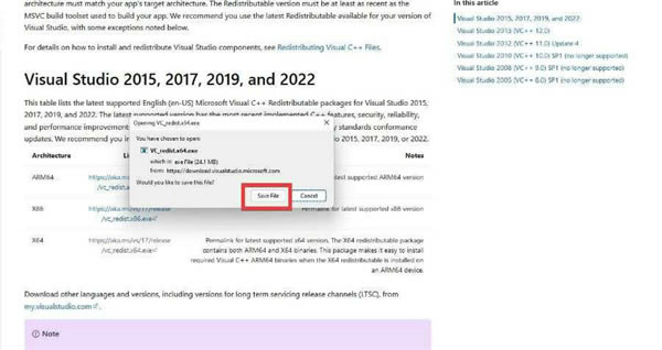 Visual C++ Redistributable安装步骤3