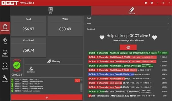 OCCT烤机工具特别版1