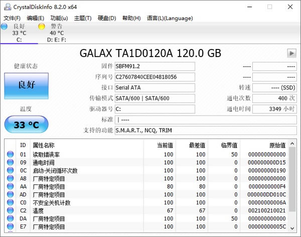 硬盘信息检测工具中文版