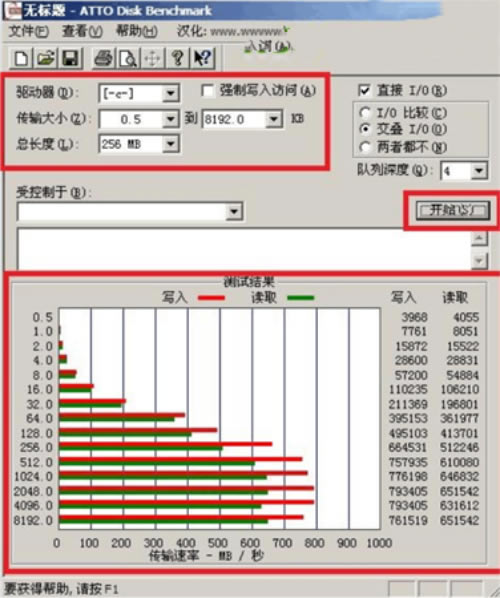 【ATTO Disk Benchmark汉化版下载】ATTO Disk Benchmark特别版 v4.00 绿色汉化版-本站