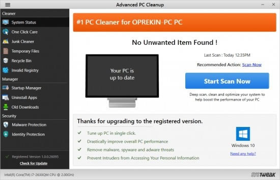 Advanced PC CleanupءAdvanced PC Cleanup() v1.0.0 ٷʽ