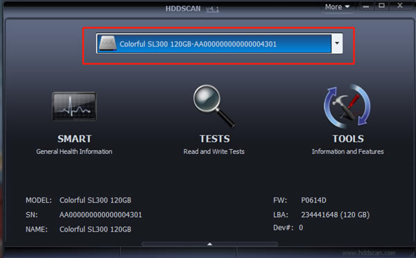 HDDScanİءHDDScanӲ̻⹤ V4.0 ٷ-վ