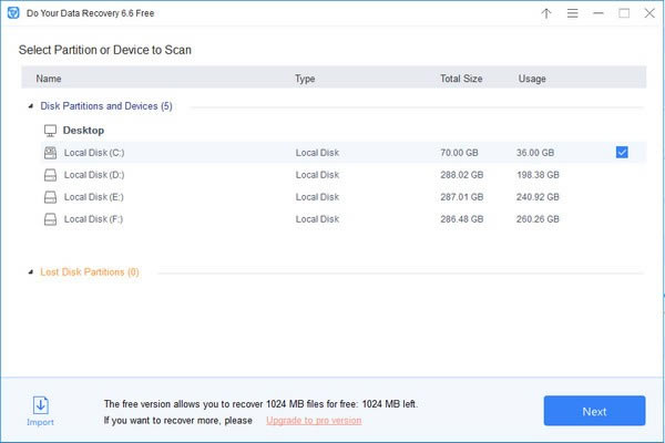 Do Your Data RecoveryرءDo Your Data Recovery(ݻָ) v7.1 ٷʽ