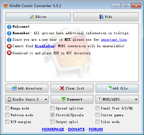 Kindle Comic ConverterءKindle Comic Converter(תEPUB) v5.5.2 ٷʽ