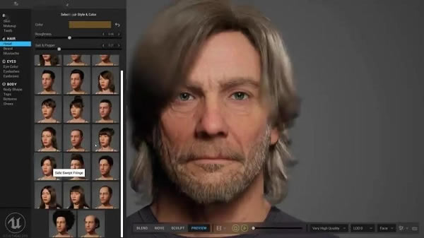 MetaHuman CreatorѰءMetaHuman Creator() v1.0 Ѱ