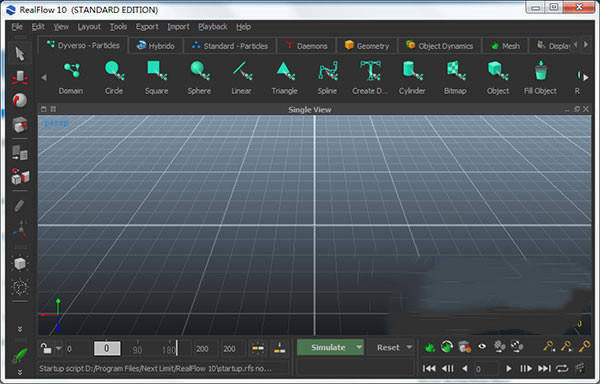 Realflow10中文特别版截图