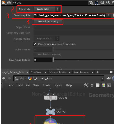 Houdini16特别版怎么导出obj
