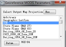 ENVI特别版怎样进行MODIS数据的几何校正