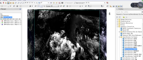 ENVI特别版怎样进行MODIS数据的几何校正