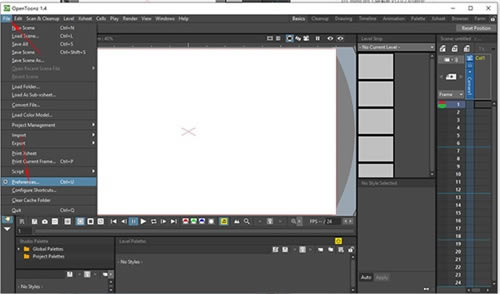 Opentoonz怎么设置中文