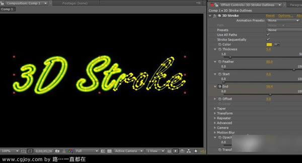 【3DStroke插件特别版】Trapcode 3DStroke插件下载 v2.6.7 中文免注册码版-本站