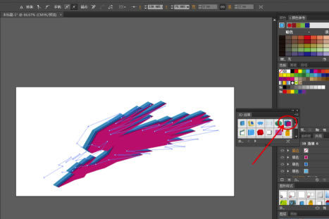 Adobe Illustrator cc2019特别版怎么做3D效果