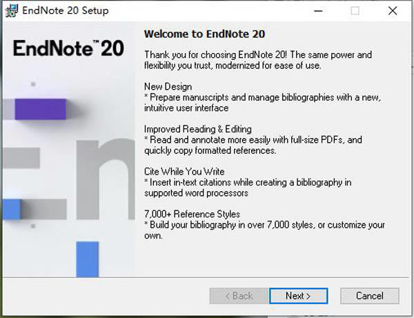 Endnote20ٷ氲װ̳̽ͼ1