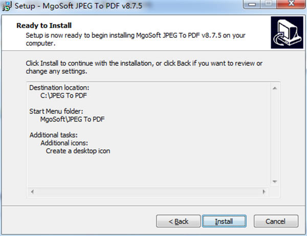 Mgosoft JPEG to PDF Converterر氲װ4ͼ