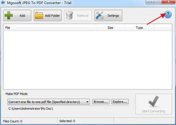 Mgosoft JPEG to PDF Converterر氲װ6ͼ