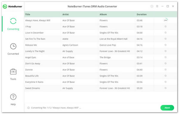 NoteBurner iTunes DRM Audio Converterرʹý̳̽ͼ4