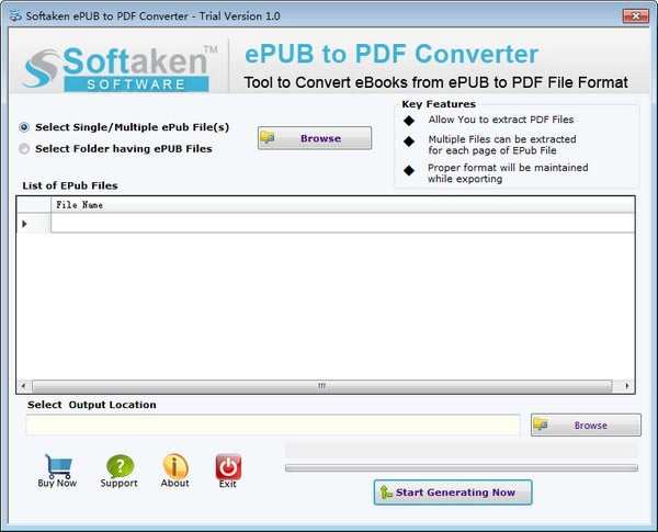 Softaken ePUB to PDF Converterٷ